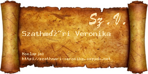 Szathmári Veronika névjegykártya