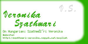 veronika szathmari business card